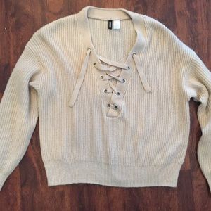 Criss cross sweatshirt